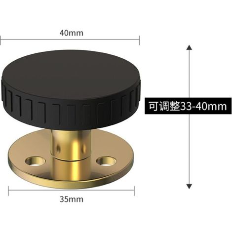 4-teiliges Set verstellbarer Tischbeine, 33-40 mm verstellbare Möbelfüße, Nivellierfüße, Möbelbeine mit Montagezubehör und Anti-Kratz-Pads, geeignet für Tische (1/3)