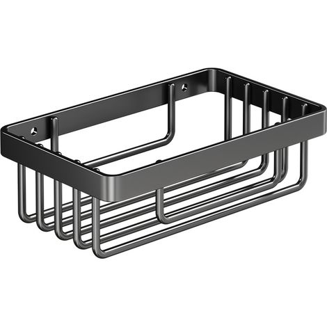 Étagère murale de salle de bain, en acier au carbone, un accessoire de rangement indispensable.