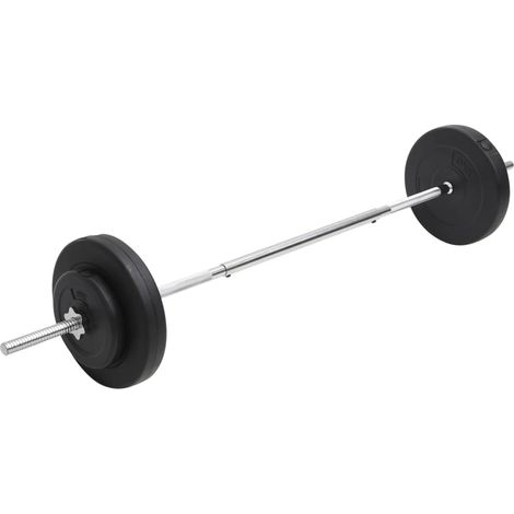 Ensemble d'haltères avec plaques 30 kg CFW245715 (1/5)