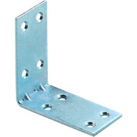 5 x BL PIASTRINA A 8 FORI 169 ANGOLO ZINCATA 50X2X50 MM 4 PZ