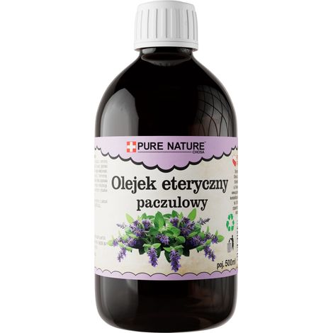 Olio essenziale di patchouli - 500 ml - Naturale - Fragranza terrosa e lenitiva