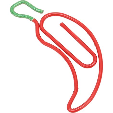 100 attaches métalliques en forme de piment pour câbles, antidérapantes et résistantes à la corrosion, idéales pour le rangement bureau et maison (1/5)