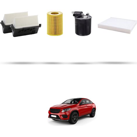 Kit tagliando 4 filtri compatibile con Mercedes GLE Coupe (C292) GLE 350d 190kw Dal 2015 (1/5)