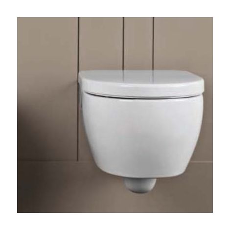 Wc sospeso Pozzi Ginori Fast Rimfree con sedile