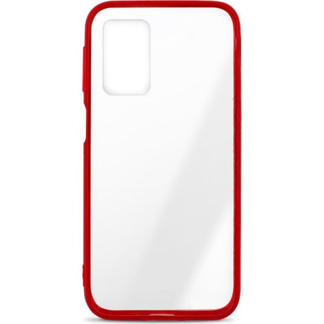 Coque semi-rigide Color Edge pour Samsung A02s/A03s - contour rouge (1/2)