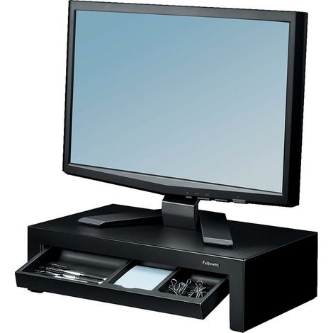 Fellowes Designer Suites 53,3 cm (21") Nero, Perlato Scrivania (1/4)
