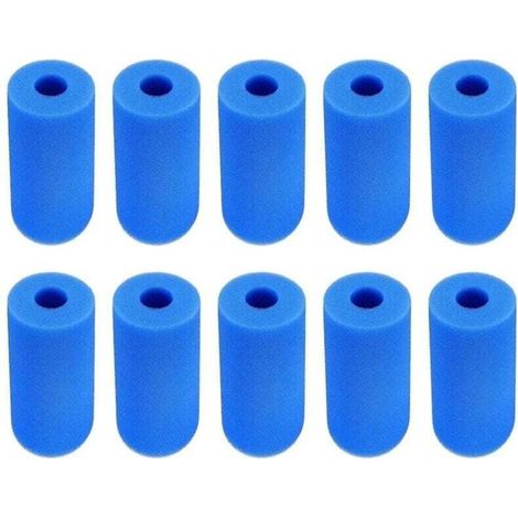 Paquete de 10 esponjas filtrantes tipo A, filtros de espuma para spas, filtros de espuma para piscinas, cartuchos de filtro de espuma, reutilizables y lavables, para spas y piscinas. (1/5)