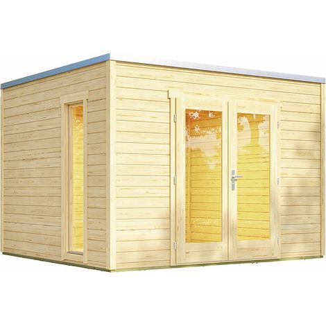 Gartenhaus P 1, natur 300 x 300 cm