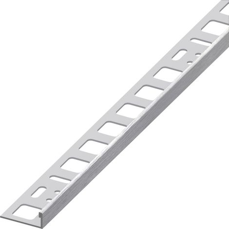 alfer Winkelprofil 1 m, 8 x 21 mm EdelStahl gebürstet edelstahl gebürstet Winkelverbinder (1/2)