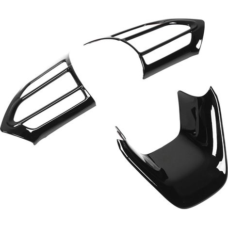 3 pièces de garniture de volant noir brillant de remplacement pour Yaris Cross Yaris Sienta Aqua (1/5)