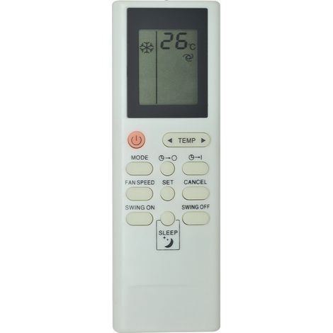 Applicable à la Télécommande Universelle pour Climatiseur Compatible avec Modèles GZ-27B - (1/4)