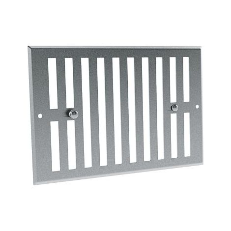 Grille obturable aluminium brut  - GO AL 190 x 140 ANJOS - 7106