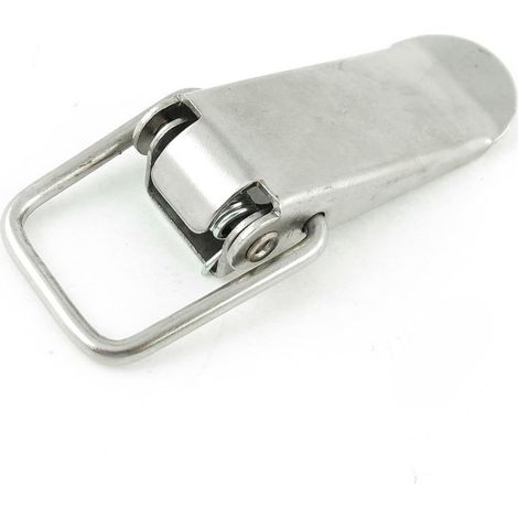 Quincaillerie Silberfarbener Kasten Werkzeugkasten aus Edelstahl mit Knebelverschluss (786bb45ad8bff