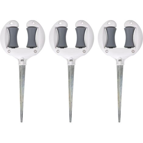 Guides de Tuyau pour le Jardin, Positionnement de Tuyau D'eau, Guide de Tuyau de Pelouse, Support de Pointe, Piquets de Guidage de Tuyau D'arrosage, Accessoires de Tuyau (1/5)