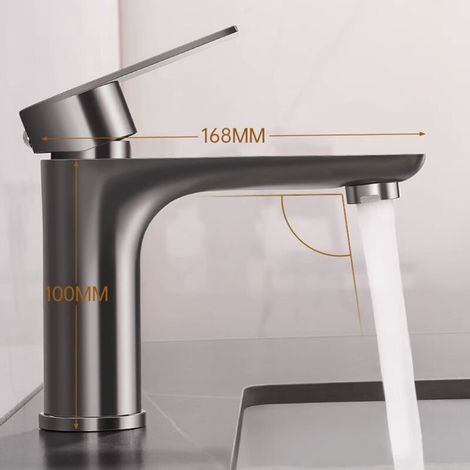 Mitigeur Robinet Lavabo Robinet Salle Bain Monocommande Bonde Incluse ...