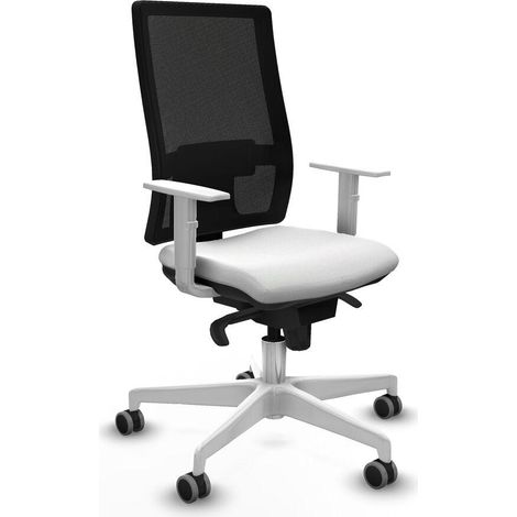 Piqueras y Crespo Horna Silla de oficina blanca cómoda (1/3)