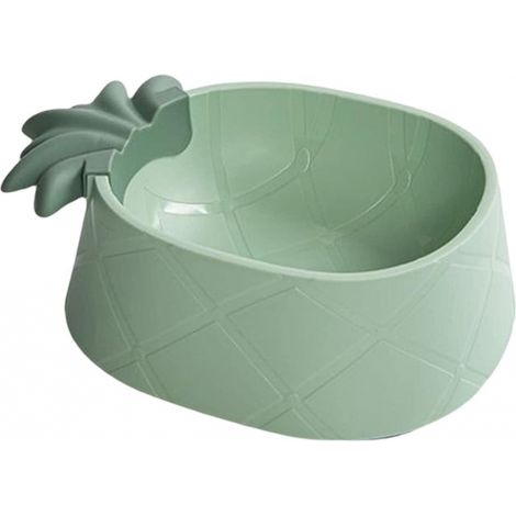 BEBUSINGOTO Bol pour Chat Mangeoire pour Animaux De Compagnie, Portable Durable, Multifonctionnel Alimentation Pratique Bol Unique pour Fournitures Petits Chiens Moyens Chaton, Vert (1/5)