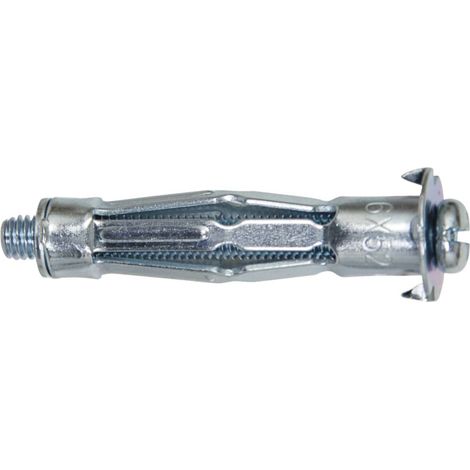Taco metálico Fischer HM 45 mm 8 mm fijación metálica gris 50 uds (1/4)