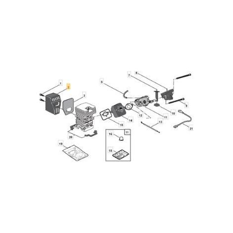 SILENZIATORE 360410 ORIGINALE STIGA - 4122040