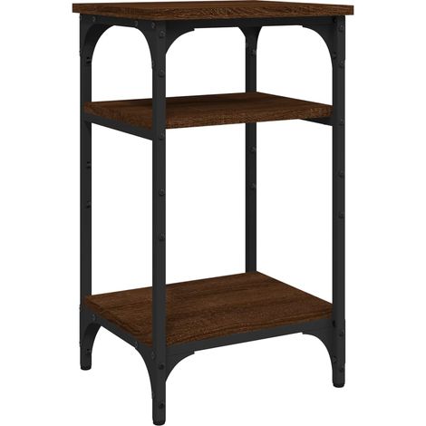 Maison Exclusive - Beistelltisch Braun Eichen-Optik 35x30x60 cm H