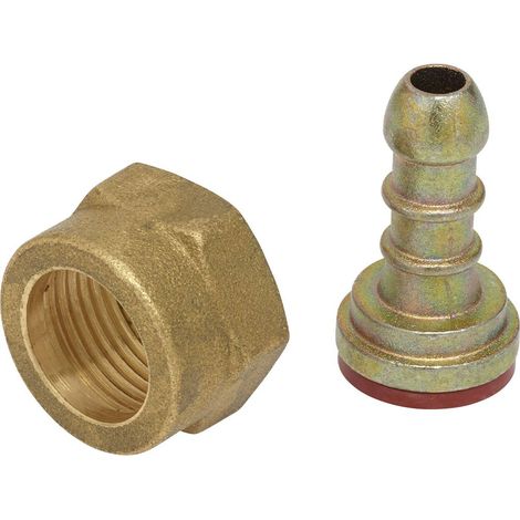 Favex – Raccord rapide 2 pièces – Ecrou bouteille pour diamètres 16/20mm – En sachet pour montage rapide – Qualité professionnelle
