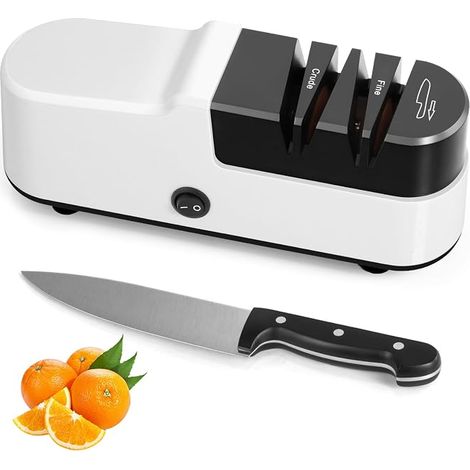 SOARFLY Aiguiseur Couteaux Électrique, Aiguiseur Couteaux Professionnel Haute Précision, Rapide & Efficace, Eguiseur de Couteau Durable, Aiguiseur Multifonction pour Couteaux de Cuisine (1/5)