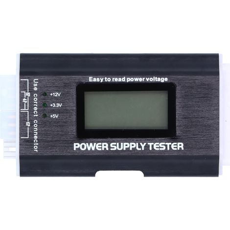 Testeur d'alimentation numérique prenant en charge les interfaces PCIE pour carte graphique 6 broches, disquette 8 broches et 4 broches