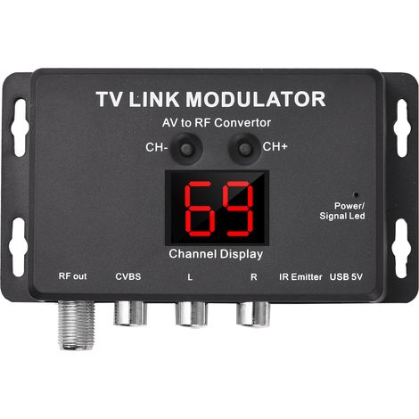 Modulateur TV LINK TM80, convertisseur AV vers RF (1/5)