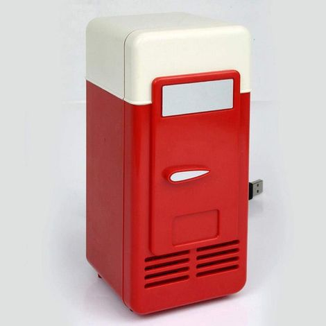 Voiture Réfrigérateur USB Multifonction Accueil Voyage véhiculaire réfrigérateur boîte à Double Usage Refroidisseur réfrigérateur Chaud pour la Voiture,Rouge (1/3)