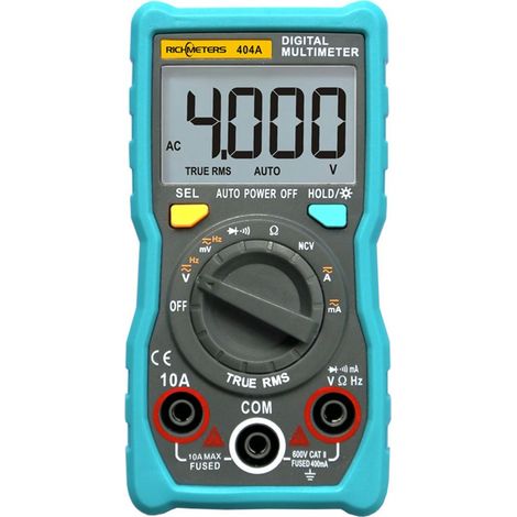 1 Multimètre numérique, True-RMS, NCV, écran LCD rétroéclairé, mesure AC/DC, bricolage (1/5)