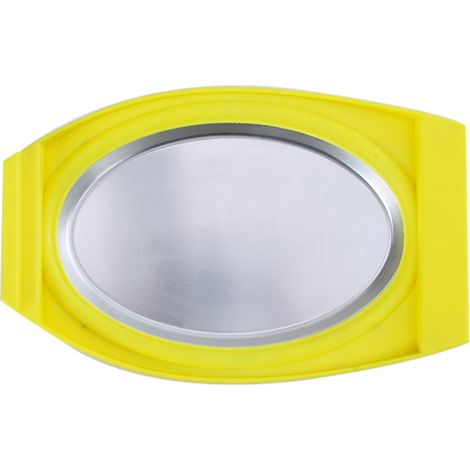 Mini sorbetière pour rouleaux de glace - Compacte, efficace et facile à utiliser pour la préparation de yaourts glacés, sorbets et gelatos maison (Jaune) (1/5)