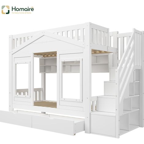 Rattan Sitzbank Weiß 254 x 97 x 170 cm HOMAIRE (1/5)