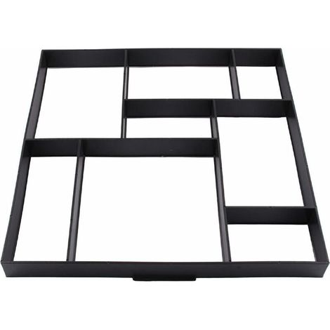 60 x 50cm Moule à Pavé Plastique Pavage Moyen Béton Moules Pierres Stepping Stone Jardin Allée Moule Pavage Chemin Moule Walk Maker-- (1/5)