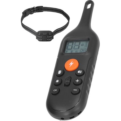 Antibellhalsband für Hunde, IP67 wasserdicht, USB-aufladbar, Fernbedienung, 800 m Reichweite, für das Training im Freien. (1/5)