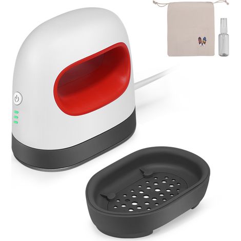 Mini presse à chaud portable rouge à trois vitesses, idéale pour le transfert thermique et le bricolage. Un outil multifonctionnel pour vos vêtements et chaussures.
