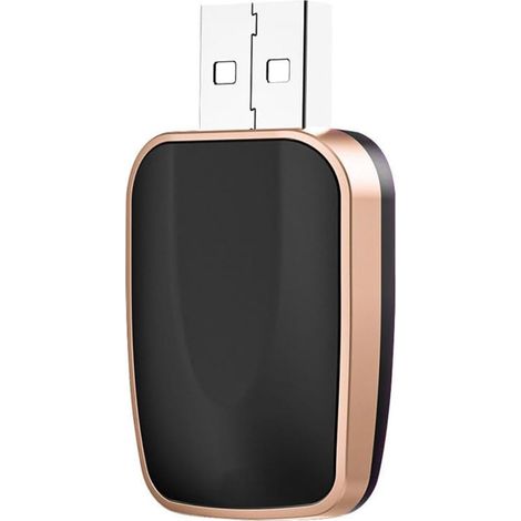 Adaptateur CarPlay sans Fil pour Peugeot 208 2008 3008 5008 Convertit CarPlay Câblé en sans Fil Dongle USB Plug Play Connexion Automatique Transmission Stable,Gold Style