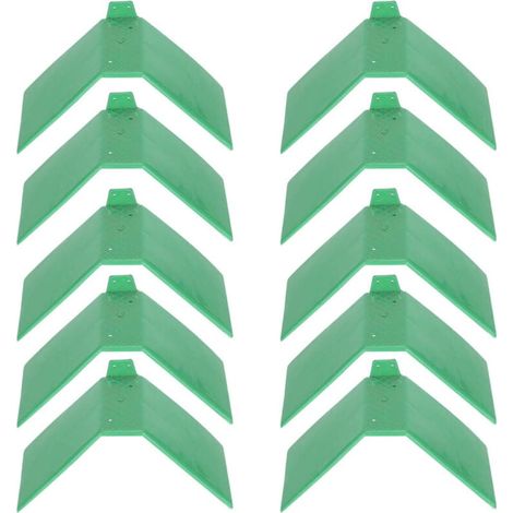 10 pièces en plastique petit vert anti-dérapant conception colombe repos support Pigeon perches perchoir cadre oiseau fournitures (1/4)