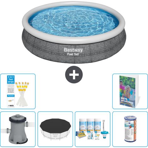Bestway Piscina Bestway Fast Set Rotonda - 366x76 cm - 7-pezzi  S208