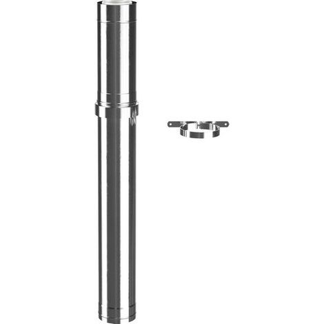 Bosch Accessoires gaz brûlés FC-O80 Sortie de toit d:80/125 Inox, 7738112713