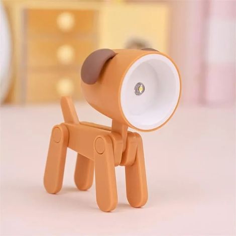 Lampe de bureau, mini veilleuse à led petit support pour téléphone portable (orange) (1/4)