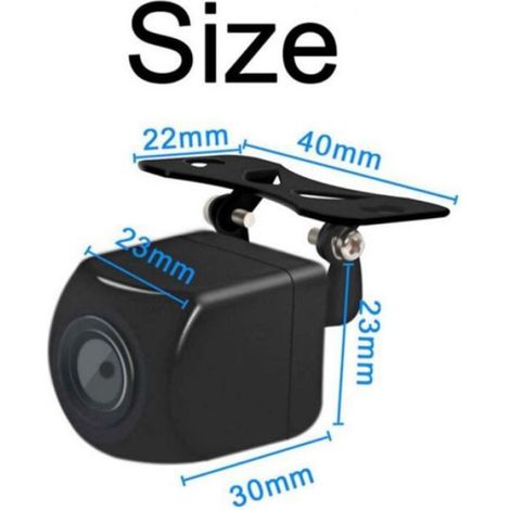 Camera de Recul - WiFi - Etanche IP69K - Vision Arriere HD 1080P - Grand Angle 170 Degres - Compatible iPhone Android - Alimentation 12 V - 1 Unite (1/4)