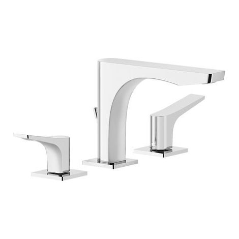 Gessi Rilievo, mélangeur lavabo 3 trous, avec vidage automatique,