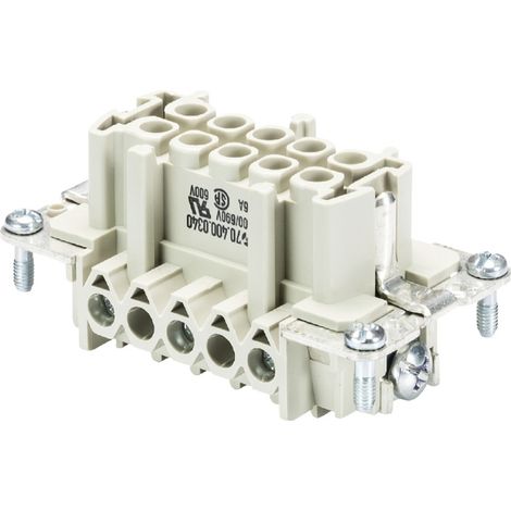 Wieland Electric 70.400.0340.0 Buchseneinsatz Gesamtpolzahl 3 10 St.