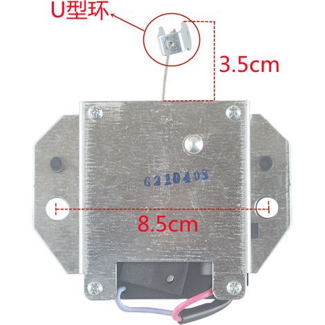 Suitable for Midea washing machine puller drain motor XPQ-6 fully automatic drain valve washing accessories (1/4)