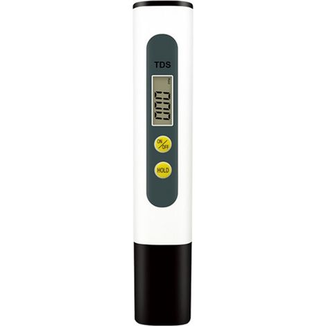 Medidor digital de TDS para la calidad del agua, con pantalla LCD, medidor de conductividad de 0,9990 ppm, monitor de calidad del agua potable, bolígrafo medidor. (1/4)