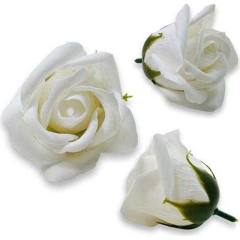 Rosa de jabón blanca (1/5)