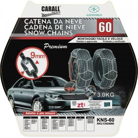 Catena Da Neve 9mm KNS60 Gruppo 60 Omologato ONORM V5117