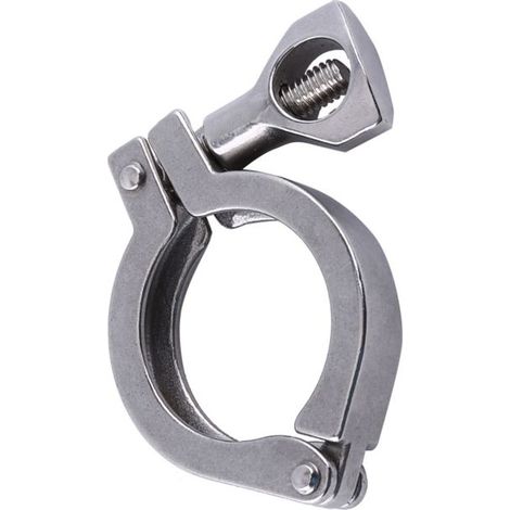Collier de serrage Tri Clamp Clover robuste de 1,5 pouce en acier inoxydable (virole Tri Clamp 50,5 mm) (1/5)