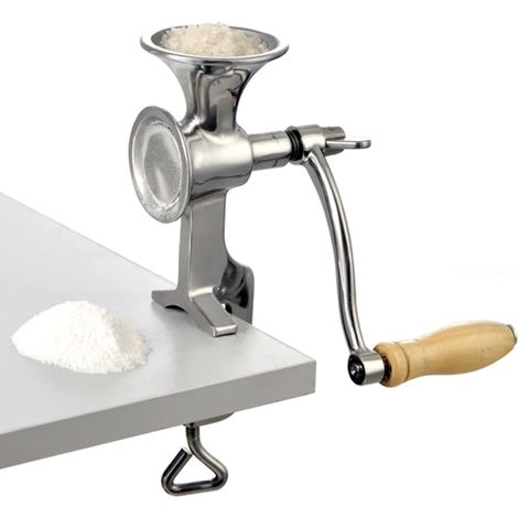 Moulin à café manuel portable avec manivelle, mouture réglable pour expresso, cafetière à piston et café filtre, idéal pour la maison, le bureau et les voyages.-AquaForge (1/5)