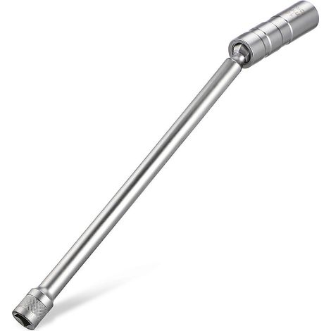 Douille magnétique pour bougie d'allumage, en acier chrome-vanadium pivotant, accessoire de remplacement pour bougie d'allumage automobile (1/5)